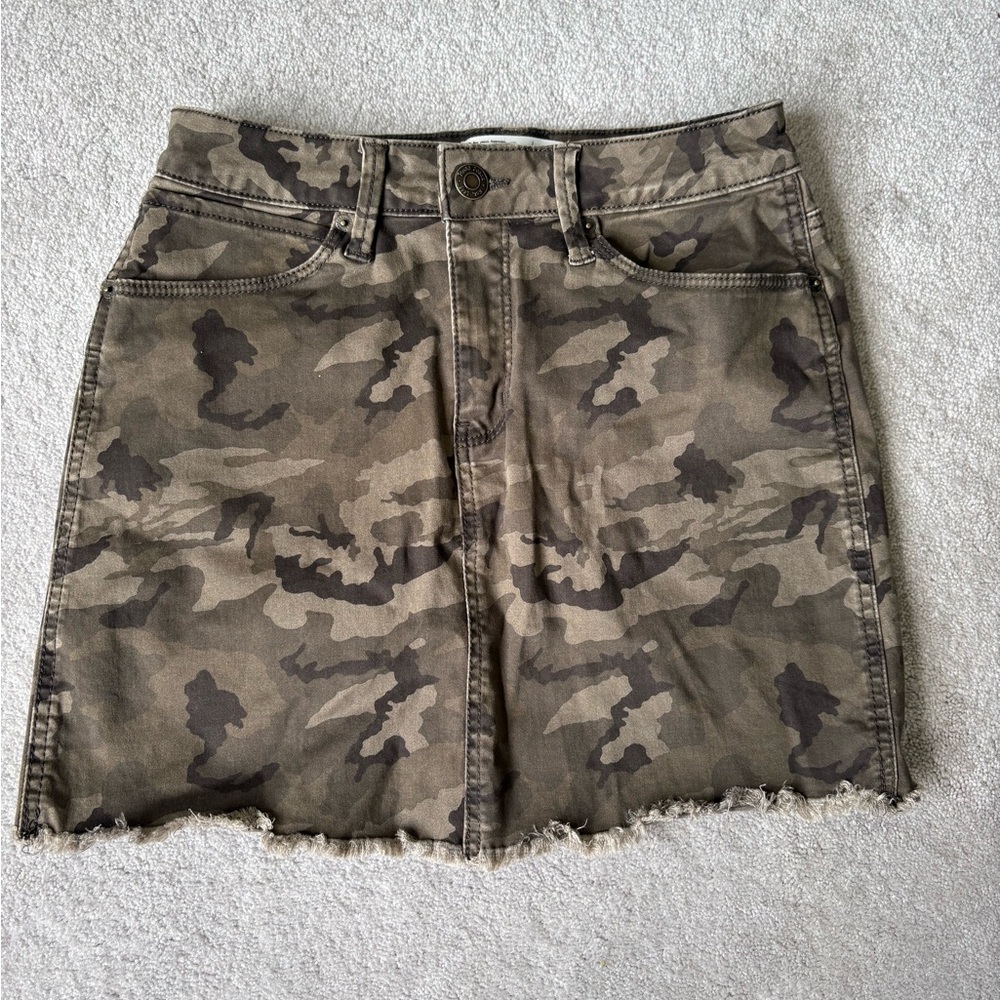 Mudd Camo Mini Skirt